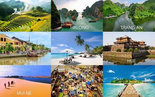 Popular destinations in Vietnam
