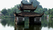 Water puppet theatre at Thay Pagoda Water puppet theatre at Thay Pagoda