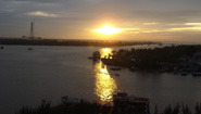 Dawn over the Mekong River Dawn over the Mekong River