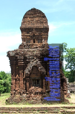 Une ruine d'un temple My Son Vietnam Une ruine d'un temple My Son Vietnam