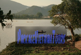 Dawn on the serene Lak Lake of Dak Lak Dawn on the serene Lak Lake of Dak Lak