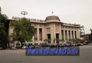 La Banque d'État du Vietnam dans le quartier français de Hanoï La Banque d'État du Vietnam dans le quartier français de Hanoï