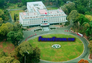 Le Palais de la Réunification à Saigon au Vietnam Le Palais de la Réunification à Saigon au Vietnam