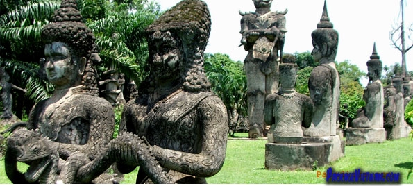 Buddha Park in Vientiane Buddha Park in Vientiane