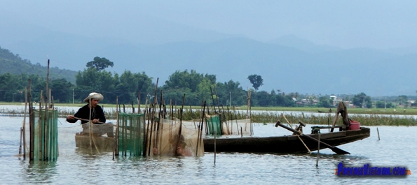 Fishing on Lak Lake Buon Ma Thuot Vietnam Fishing on Lak Lake Buon Ma Thuot Vietnam