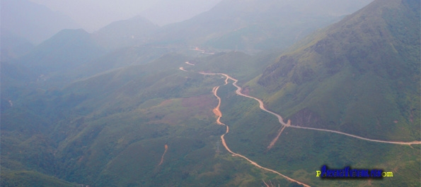Wild mountains in the north-western Vietnam Wild mountains in the north-western Vietnam